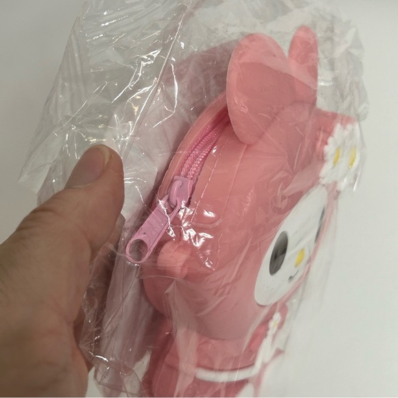 My Melody Rubber Small Coin Purse NEW - Picture 6 of 7